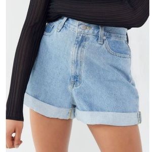 Zara Light High Waisted Jean Shorts